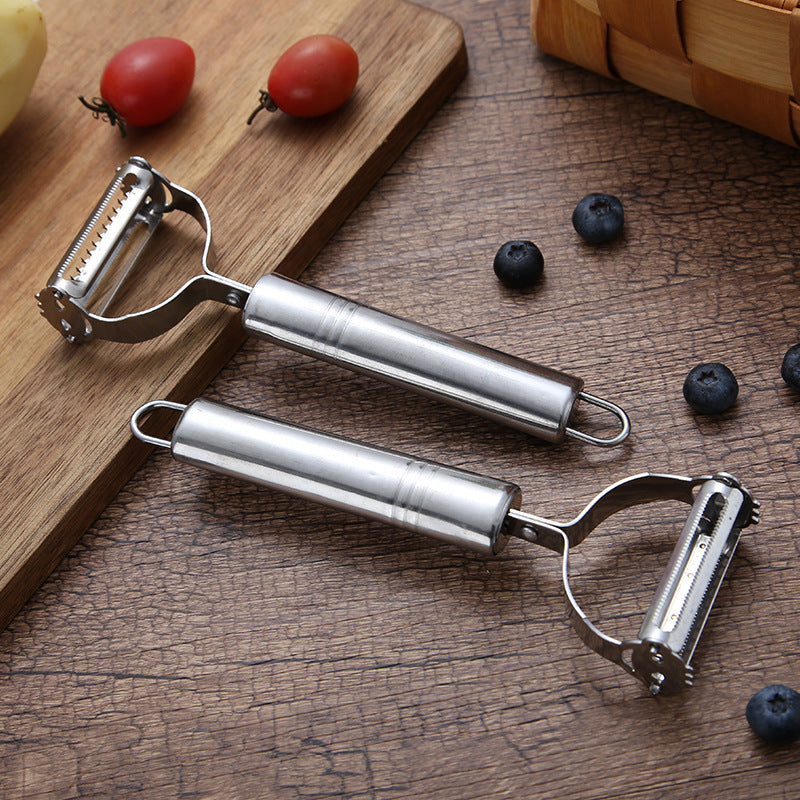 High Quality Stainless Steel Potato Cucumber Carrot Grater Julienne Peeler Vegetables Fruit Peeler Vegetable Slicer Beauty Fashion