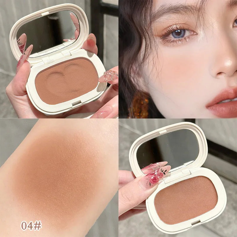 Phantom Bear Single-Color Blush Cream — Mochi Texture, Powder-Free Formula, Low-Saturation, Long-Lasting Natural Matte Finish Beauty Trend Shop