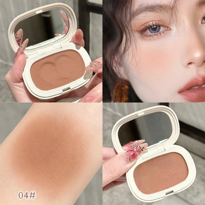 Phantom Bear Single-Color Blush Cream — Mochi Texture, Powder-Free Formula, Low-Saturation, Long-Lasting Natural Matte Finish Beauty Trend Shop