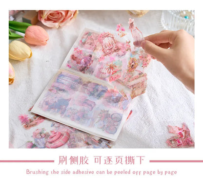 20Sheets PET Stickers Season Series PET Decorative Stickers Diary Scrapbooking Material Decor Album Stationery Stickers Beauty World Shop