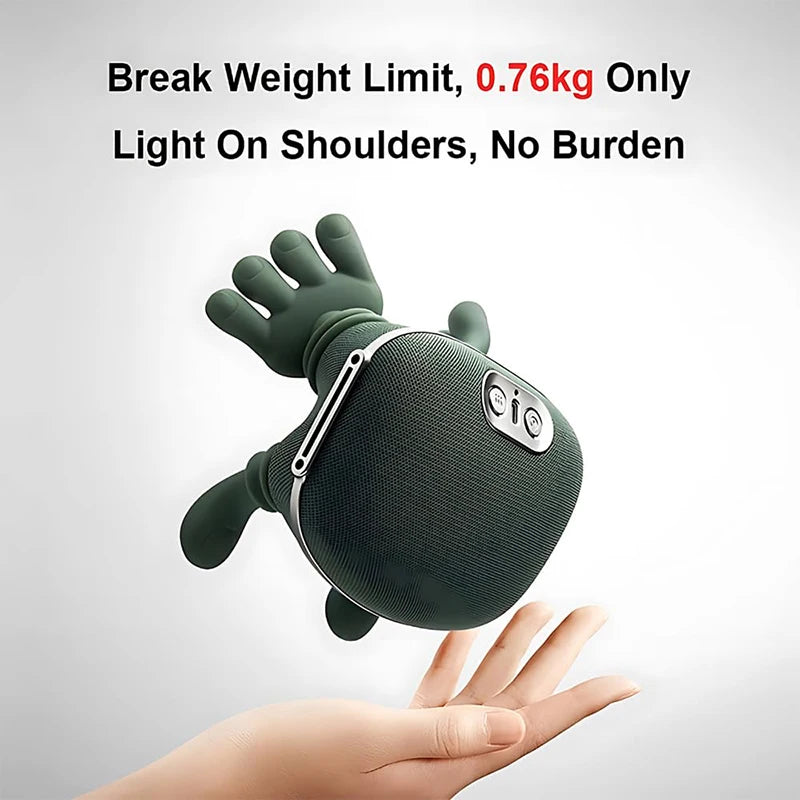 2026 Bionic Neck Shoulder Massager N7 Kneading Massager Shawl 3-Level Modes Neck Cervical Waist Leg Body Muscles Massage Pillow Beauty World Shop