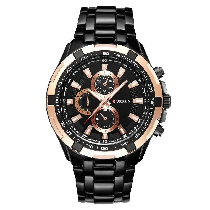 CURREN 8023 Quartz Watch Men Waterproof Sport Military Watches Mens Business Stainless Steel Wristwatch Male Clock reloj hombre Beauty World Shop