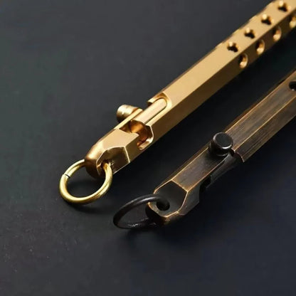 Portable Brass Pen Medium Point 1.0mm Retro Ballpoint Pen Bolt Action Smooth Writing Signature Pen Beauty World Shop