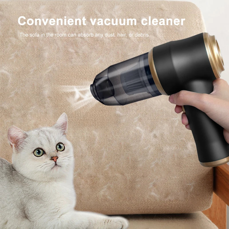 Wireless Car Vacuum Cleaner for Cleaning Bedroom Carpets Portable High Power Function Home Appliance Cleaning Machine Beauty World Shop