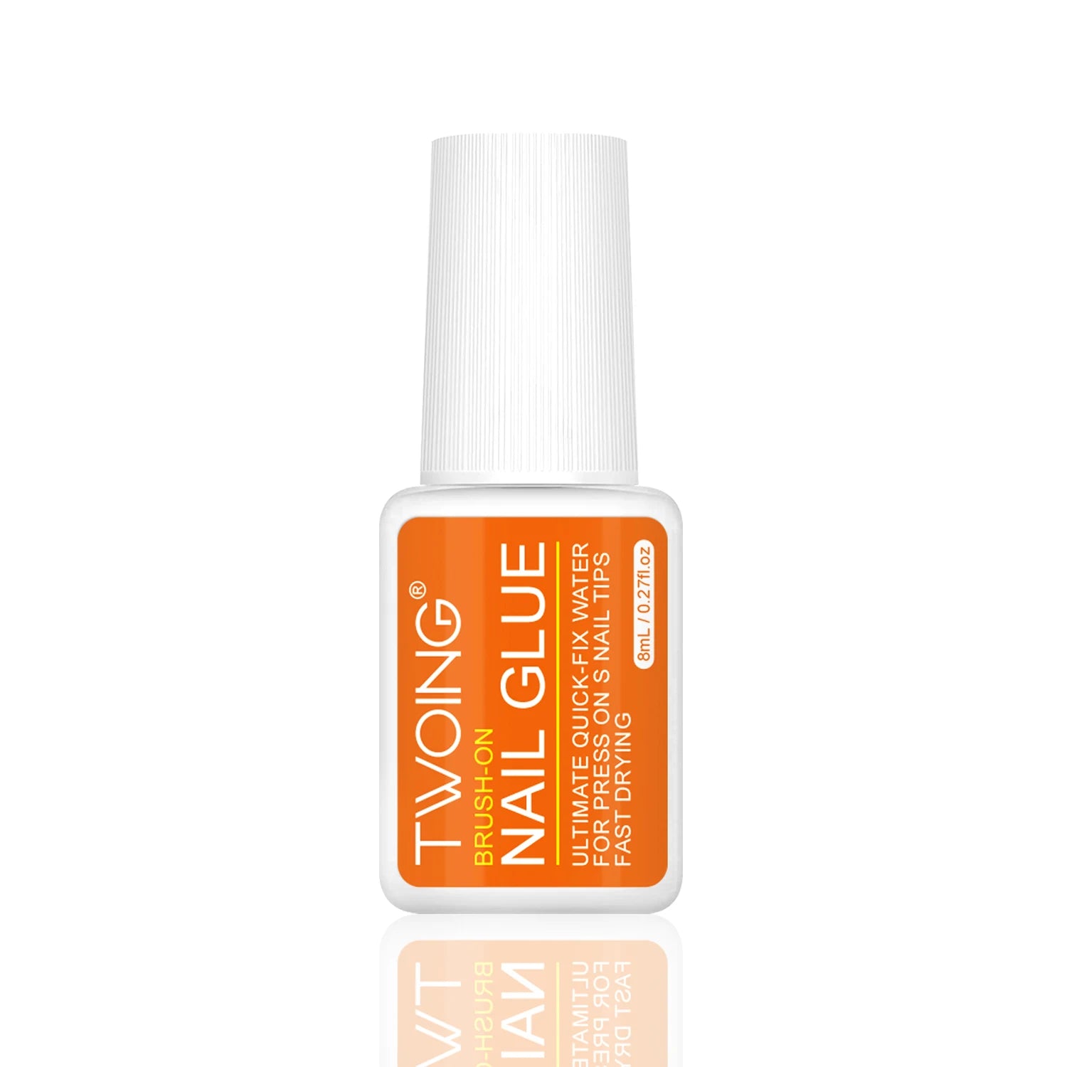 Twoing Waterproof Liquid Nail Adhesive,Long-Lasting & Fast-Drying, Formaldehyde-Free, Compatible with Acrylic Nails Fake Nails Beauty World Shop
