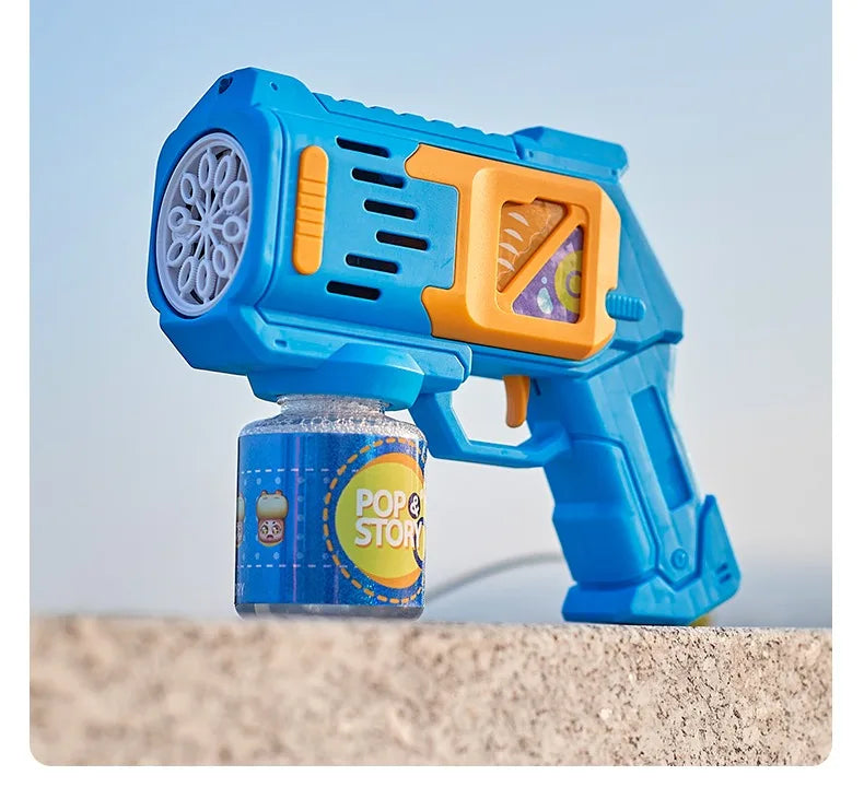 Children Bubble Gun Toy Astronaut Fully Automatic Bubble Machine Bubbles Gun Outdoor Game Fantasy Toy for Boys Girls Gifts Beauty Fashion