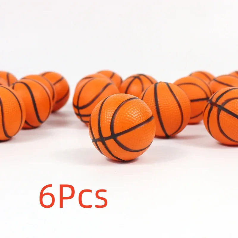 6/12/24pcs Mini Basketball Party Favors Squishy Mini Stress Ball Basketball Sports Bouncy Stress Balls School Reward Fidget Toys Beauty World Shop