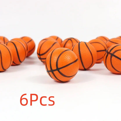 6/12/24pcs Mini Basketball Party Favors Squishy Mini Stress Ball Basketball Sports Bouncy Stress Balls School Reward Fidget Toys Beauty World Shop