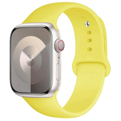 Silicone Band For Apple Watch strap 44mm 45mm 40mm 41mm 42-38mm 45 mm sport bracelet iwatch series 8 7 6 5 4 3 SE 9 Ultra 2 49mm Beauty World Shop