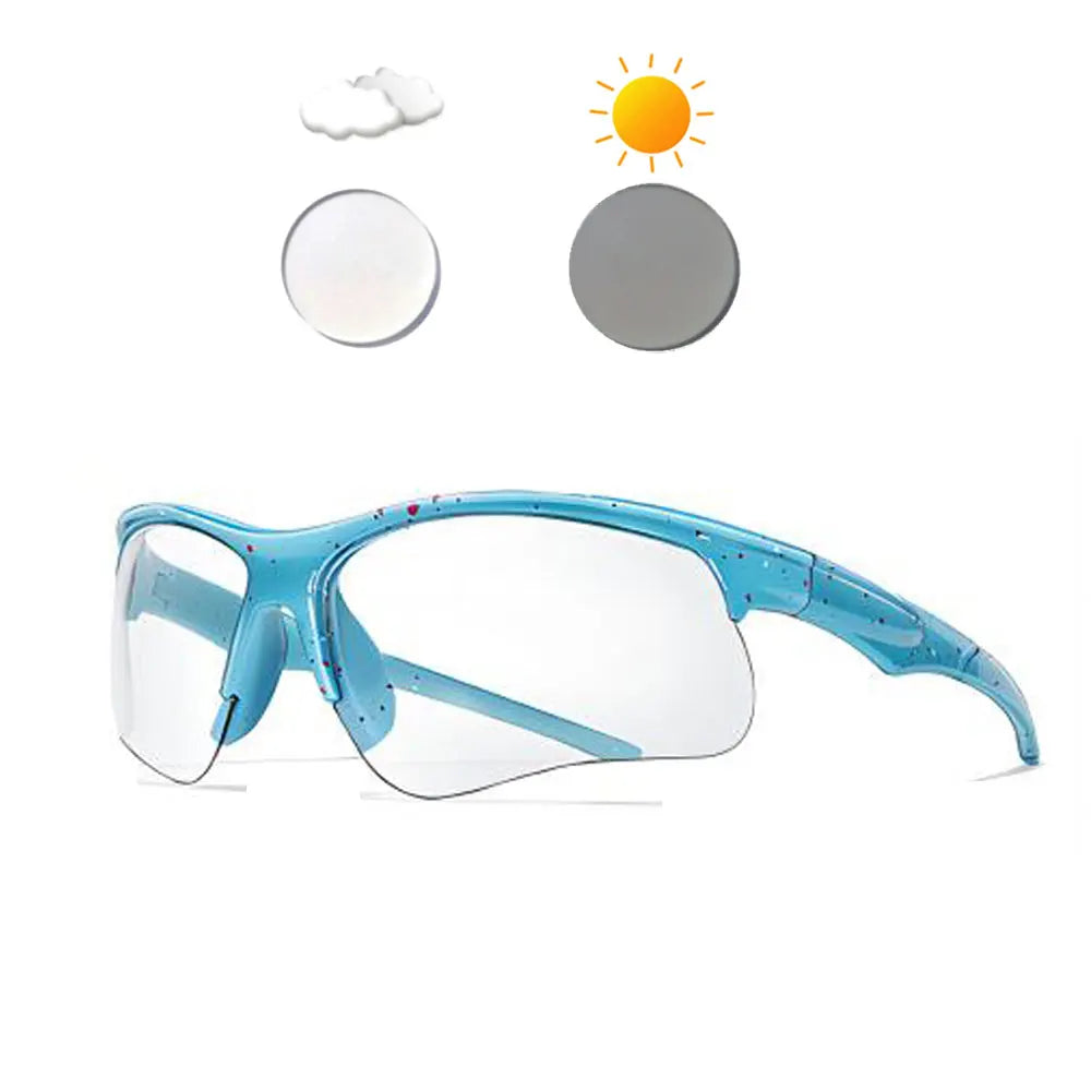 New Photochromic Cycling Sunglasses Men Women Outdoor Mtb Bicycle Sun Glasses Running Eyewear Sports Bike Windproof Goggles Beauty World Shop