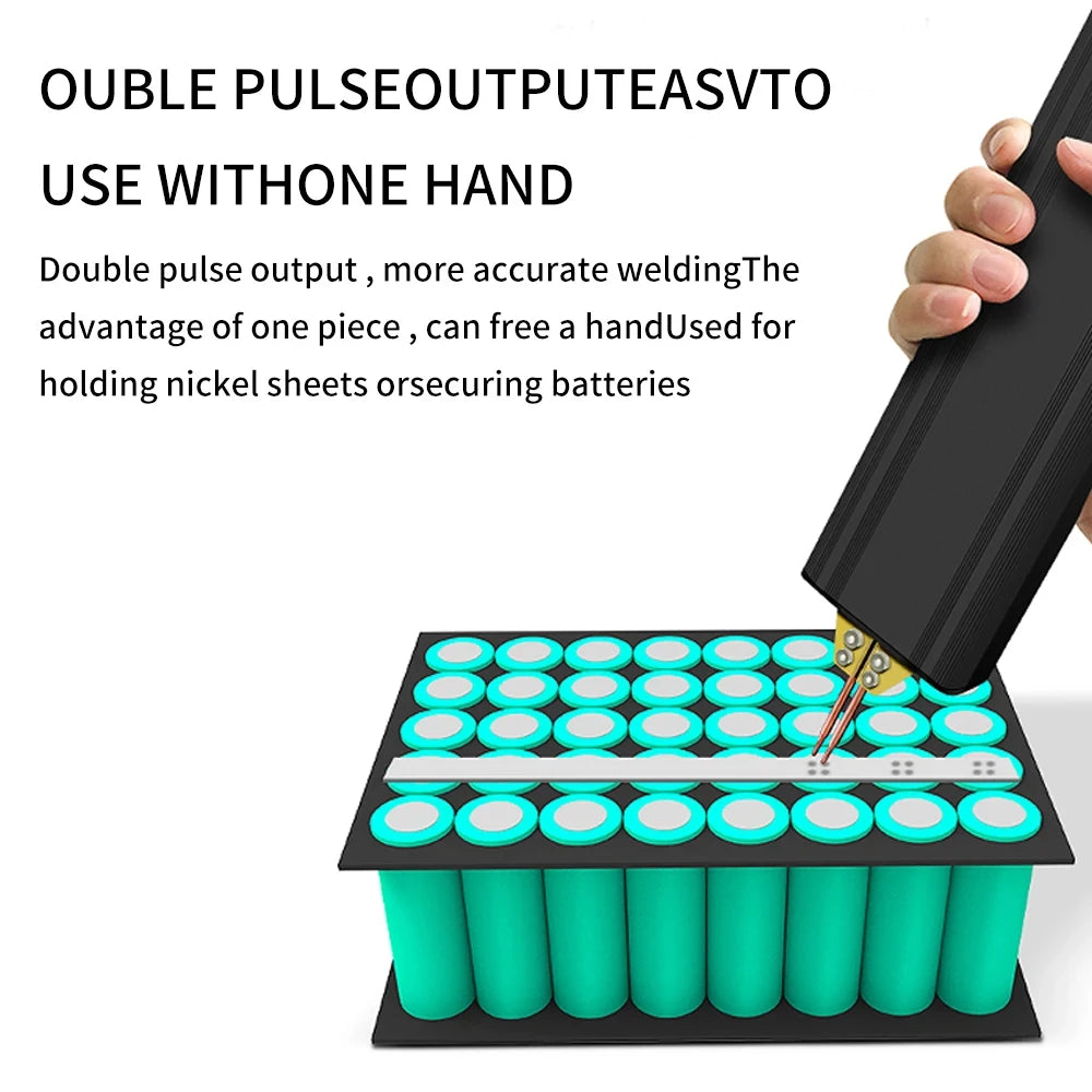 Handheld Battery Spot Welding Machine Portable 18650 Lithium Battery Nickel Sheet Nickel Strip Welding Aluminum Welding Head Beauty World Shop