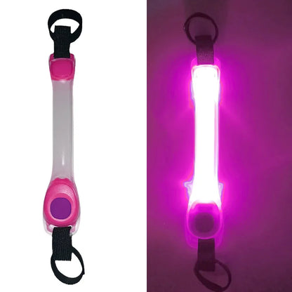 Waterproof Dog Anti-Lost Safety Glowing Collar,Multi-Color Pendants and Outdoor-Ready Flashing LED Light Strip, Night Visibility Beauty World Shop