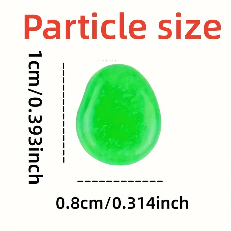 100pcs Glow In The Dark Pebbles, Resin Luminous Stones For Landscape, Garden Paths, Potted Plants, Parks, Aquarium Decor, Beauty World Shop