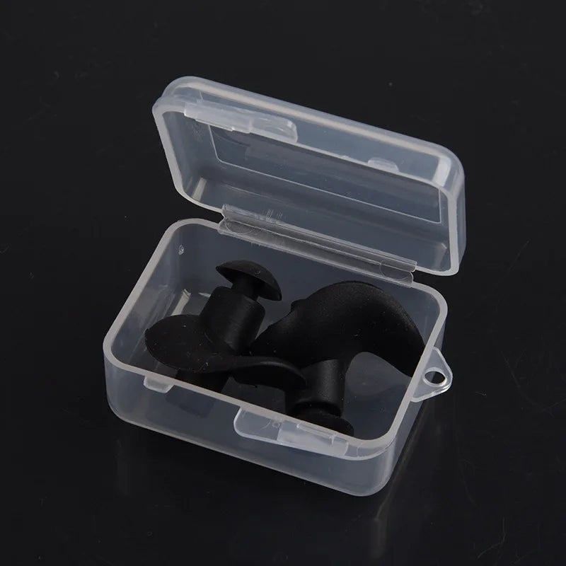 Durable Earplugs Classic Delicate Texture 1 Pair Waterproof Soft Earplugs Silicone Portable Ear Plugs Swimming Accessories Beauty World Shop