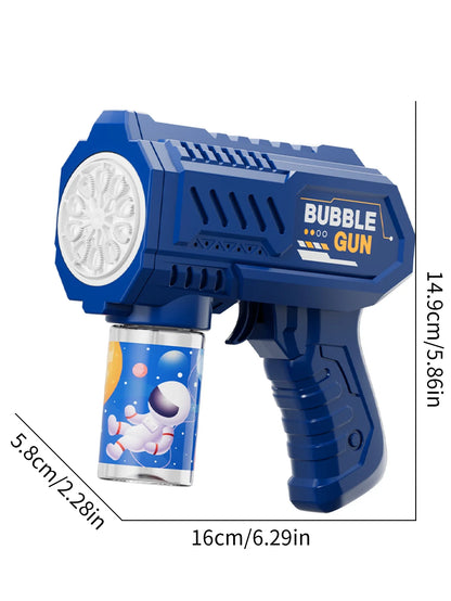 Fully Automatic Bubble Gun Rocket Bubbles Machine Automatic Blower with Bubble Liquid Toy for Kids Beach Outdoor Bubble Gifts Beauty World Shop