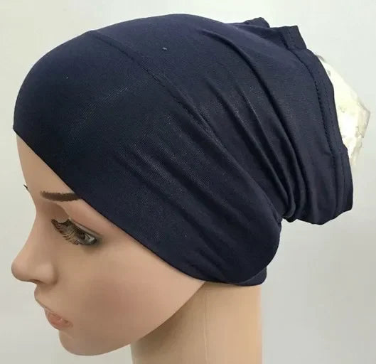2020 soft modal inner Hijab Caps Muslim stretch Turban cap Islamic Underscarf Bonnet hat female headband tube cap turbante mujer Beauty World Shop