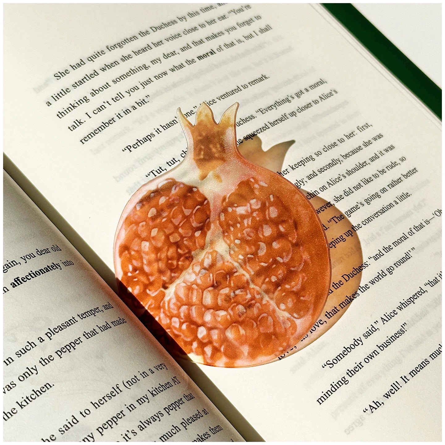 Delicate Transparent Acrylic Apple Bookmark Reading Mark Student Gift Premium Feeling Cute Grape Tomato Bookmarks Beauty World Shop