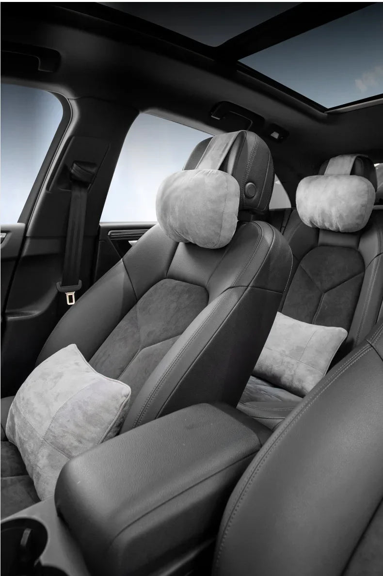 Car Headrest Neck Support Seat / Maybach Design S Class Soft Universal Adjustable Car Pillow Neck Rest Cushion High Quality Beauty World Shop