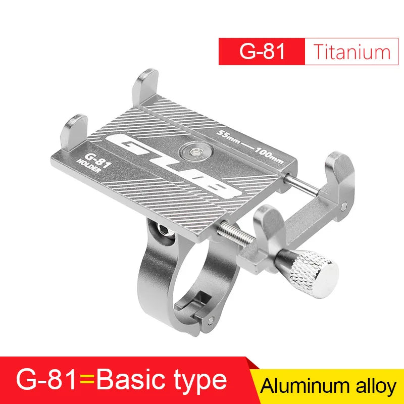 GUB Aluminum Bicycle Phone Holder Metal Bike Cell Mobile iPhone Stand for Motorcycle Scooter Handlebar Bike Headsets Stem Mount Beauty World Shop