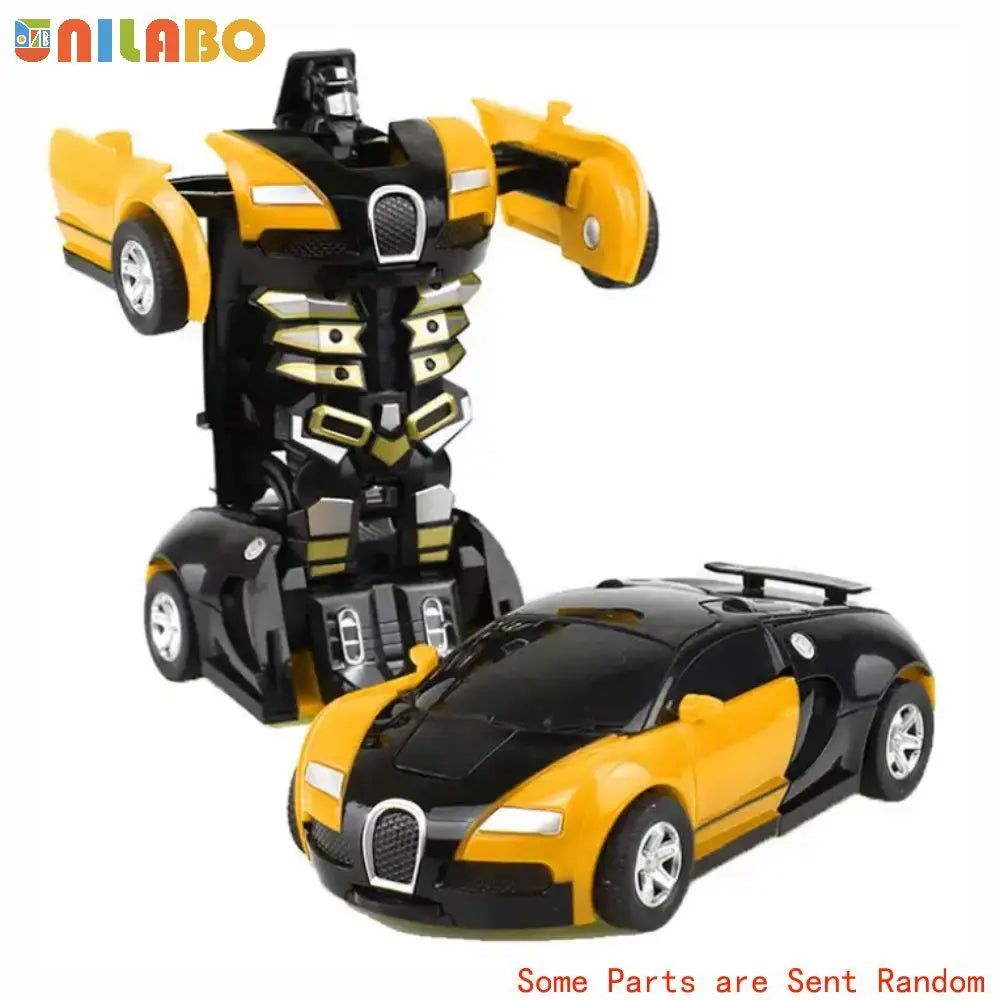 Amazing Transforming Sports Car Deformation Toy, Inertial Sliding Racing Bike, Automatic Transform, Incredible Boys Gift Idea! Beauty Fashion