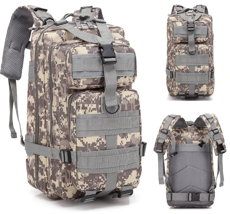 Fishing Tactical Backpack Outdoo Travel Fishing Camouflage Bag  Climbing Hunting Backpack Fishing Hiking Nylon 3P Pack Backpack Beauty World Shop