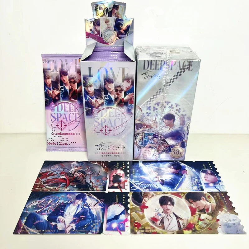 1 Bag Game Love And Deepspace Holographic Laser Ticket Stubs Caleb Sylus Zayne Xavier Characters Art Bookmark Beauty World Shop