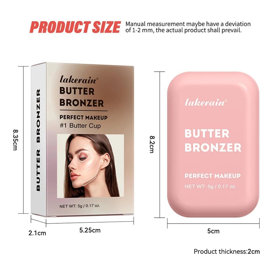 Professional Makeup Powder Blush 12HR Wear Vegan Formula Blusher Makeup Blush in Bar Cosmetics Palette Powder Pink Cream Face Beauty World Shop