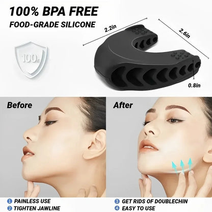 U Shape New Facial Jaw Exerciser And Neck Toning Jawline For Men Women Face Muscle Trainin Resistance Levels Double Chin Reducer Beauty World Shop