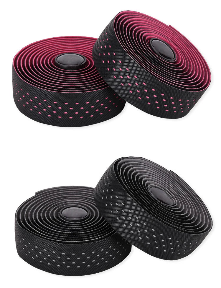 New Road Bike Handlebar Tapes Shock-absorbing Cycling Anti-slip Handlebar Bar Tape Wear-Resistant Bicycle Strap Bikes Belt Beauty World Shop