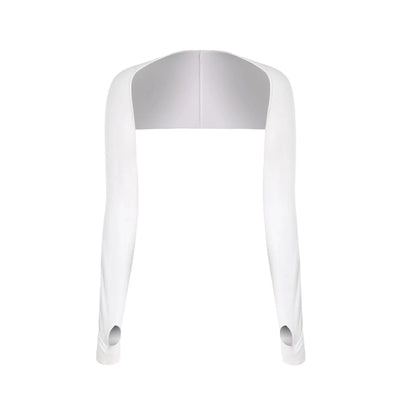 1Pair Cooling Shawl Arm Sleeves Sun Protection for Women Men with Finger Hole for Golfing, Driving, Riding, Fishing Beauty World Shop