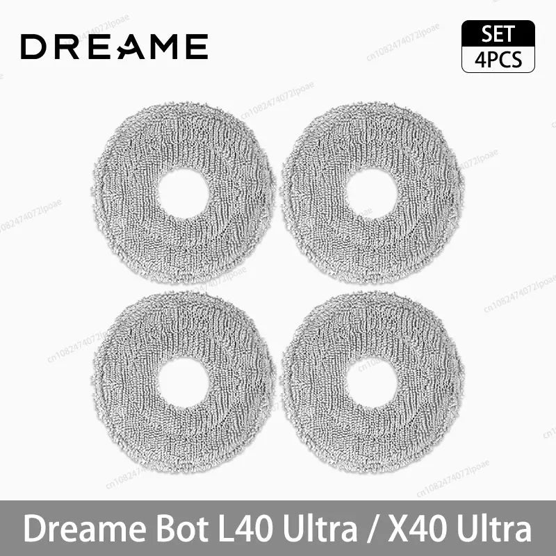 Dreame L40 Ultra / X40 Ultra Vacuum Cleaner Replacement Accessories Main Side Brush HEPA Filter Mop Cloths Dust Bag Spare Parts Beauty World Shop
