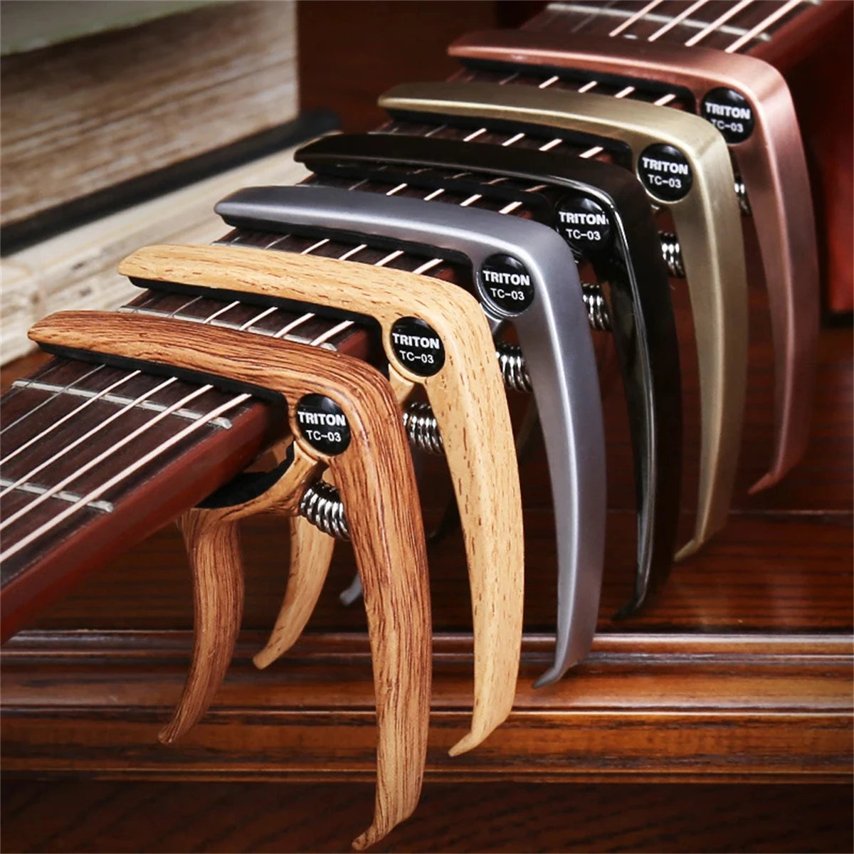 Guitar Capo Metal 1PCS Aluminum Alloy Guitar Tuner Clamp Professional Key Trigger Capo for Acoustic Electric Musical Instruments Beauty World Shop