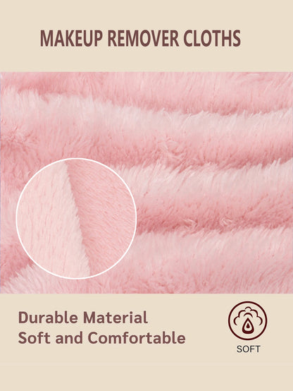 5/10/20Pcs Microfiber Face Cloths Reusable Makeup Remover Cloth Makeup Towels Face Deep Cleaning Pads Skincare Beauty Tools Beauty World Shop