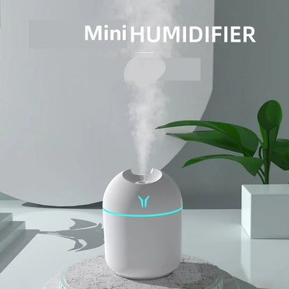 250ML USB Mini Air Humidifier Aroma Essential Oil Diffuser For Home Car Ultrasonic Mute Mist Maker Diffuser with LED Color Lamp Beauty World Shop