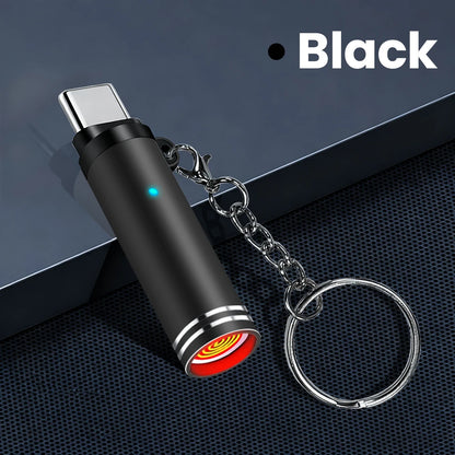 Mini Type C USB Cigarette Lighter Adapter Safety Air Blowing Mobile Phone Outdoor Use Charging Cable Beauty World Shop