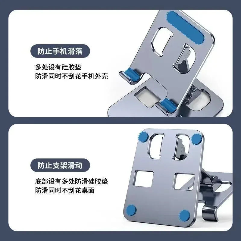 Adjustable Tablet Stand Holder Foldable Cradle for IPad Pro Air Mini Samsung Kindle Fire Xiaomi Mipad Mi Pad IPhone 13 14 12 11 Beauty World Shop