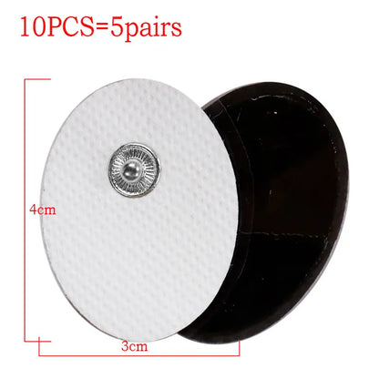 10/20PCS Electrode Pads Gel For Tens Acupuncture Massage Machine Slimming Pulse Ems Muscle Stimulator Massager Sticker Beauty World Shop