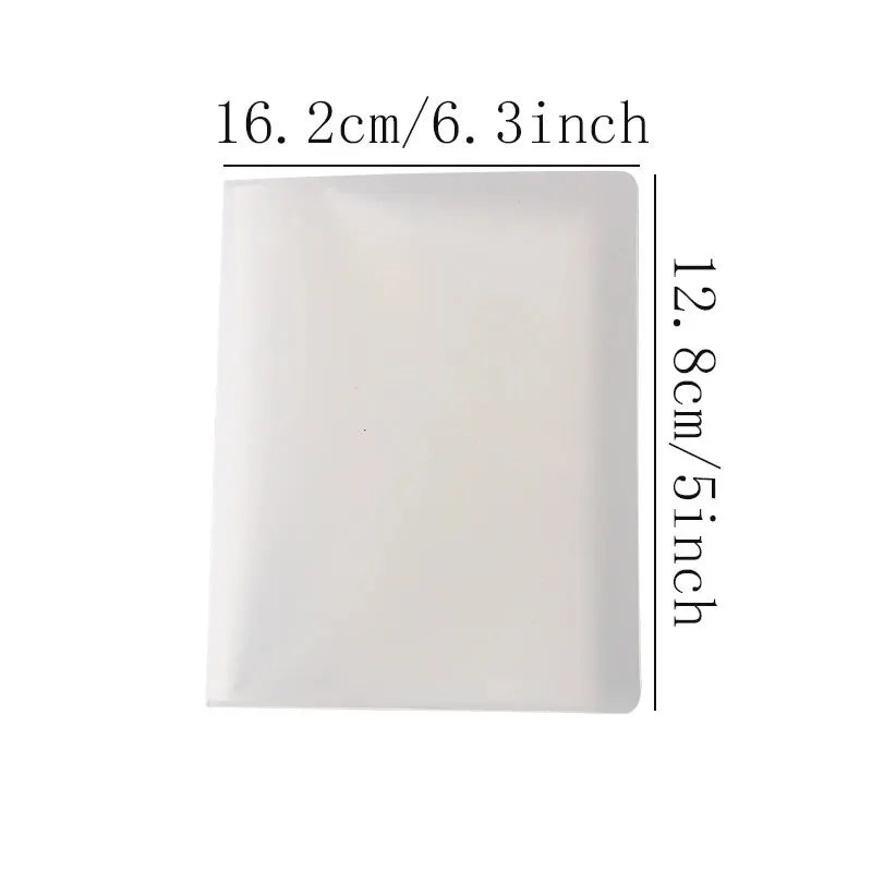 40pcs/book A6 Storage Booklet Simple Large-Capacity Waterproof Photo Storage Book High Quality PP Material Beauty World Shop