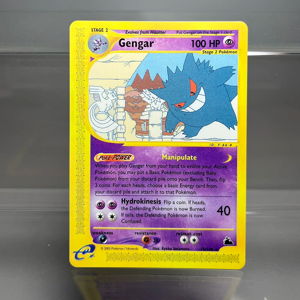 PKM Cards Charizard Steelix Celebi Single Foil Cards Magneton Gengar Classic Game Collection Cards PTCG Proxy Cards Beauty World Shop