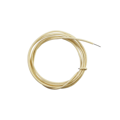 Cloth-covered Waxed Vintage-style Pushback Guitar Wire (white/black/yellow)Pushback Wire for Electric Guitar Upgrade,22 AWG wire Beauty World Shop