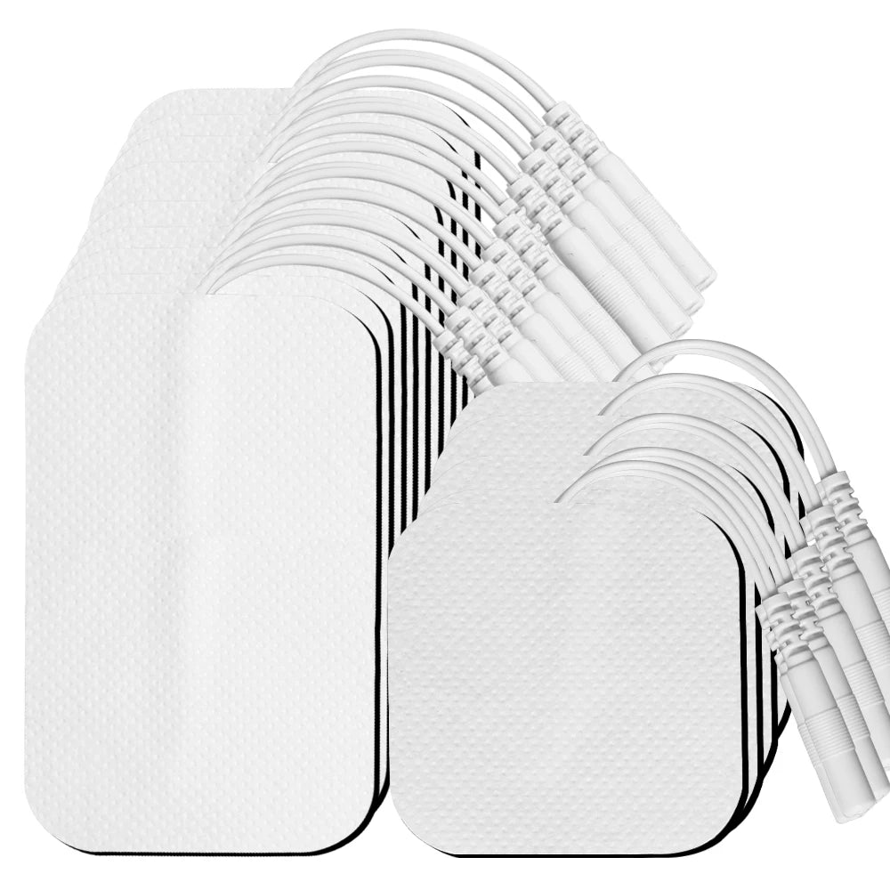 10/20/50Pcs Tens Electrode Pads Gel Self-adhesive Patches For Acupuncture Massager Slimming Pulse EMS Muscle Stimulator Sticker Beauty World Shop