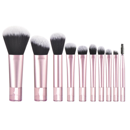 10 color Mini makeup brush Travel portable Makeup Tool Makeup Puff - Palm Brush Professional Makeup tool set Christmas gift Beauty World Shop