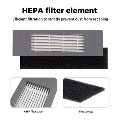 Accessories For ECOVACS Deebot T8 AIVI N8 Pro AIVI N9 N10 N10 Plus Side Brush,Main Brush,  Filter, Dust Bag,Hepa Filter Beauty World Shop