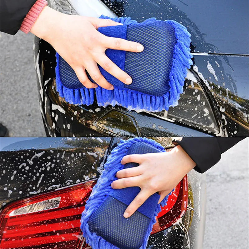 High-Quality Auto Cleaning Sponge Brush For Car Wheel Tire Wash Wipe Water Suction Sponge Pad Wax Polishing Tyre Brushes Tools Beauty Fashion
