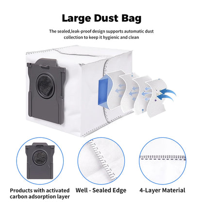 For Dreame Main Side Brush Hepa Filter Mop Rags Dust Bag X50 Pro/X50 Ultra/X50Master/L40S Pro Ultra/L50 Pro Ultra/MOVA V50 Ultra Beauty World Shop