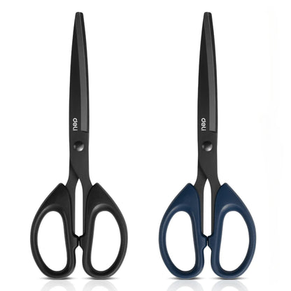 1/2Pcs 210/175mm Black Stainless Steel Scissors Business Office Stationery Home Tailor Shears Kitchen Knife Cutter Cutting Beauty World Shop