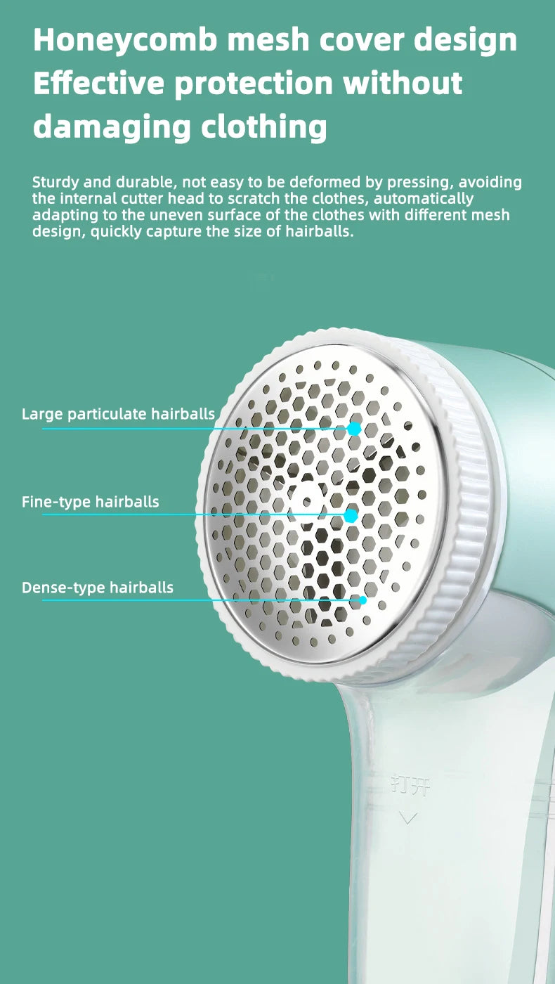 HOMEFISH Electric Household Clothes Shaver Fabric Lint Remover Fuzz Portable Brush blade Professional Lint Remover Trimmer Beauty World Shop