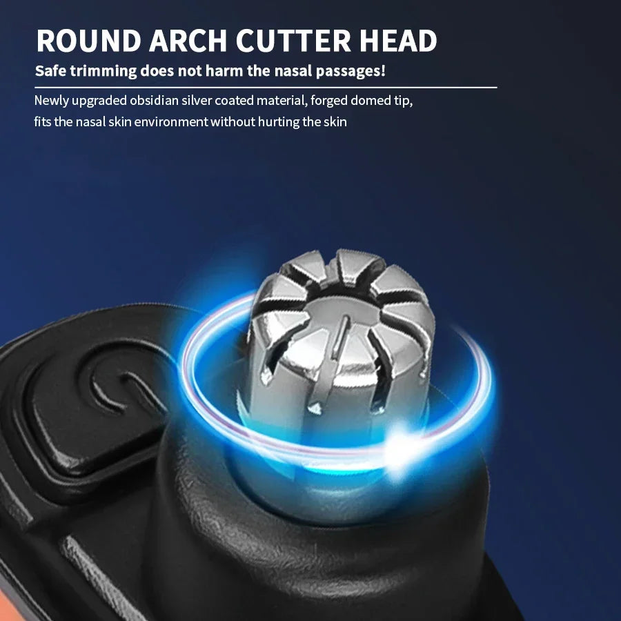 2 In 1 Electric Portable Ear And Nose Hair Trimmer Clipper 2024 Professional Painless Portable Eyebrow For Men Beauty World Shop