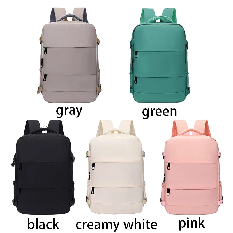 Graceful Stylish Multi-color Backpack Adjustable-strap Lightweight for Commute Daily Use Casual Functional Bag Beauty World Shop