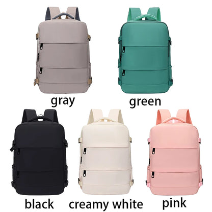 Graceful Stylish Multi-color Backpack Adjustable-strap Lightweight for Commute Daily Use Casual Functional Bag Beauty World Shop